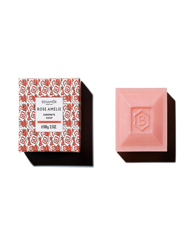 BENAMÔR   Sabonete Rose Amélie Perfumed Soap 100g